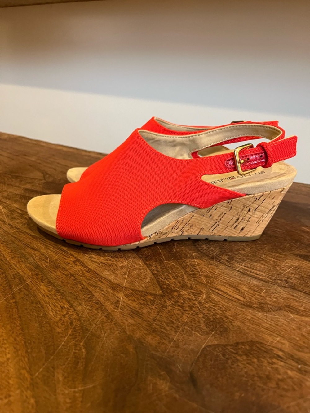 Bandolino Canvas Cork Wedges